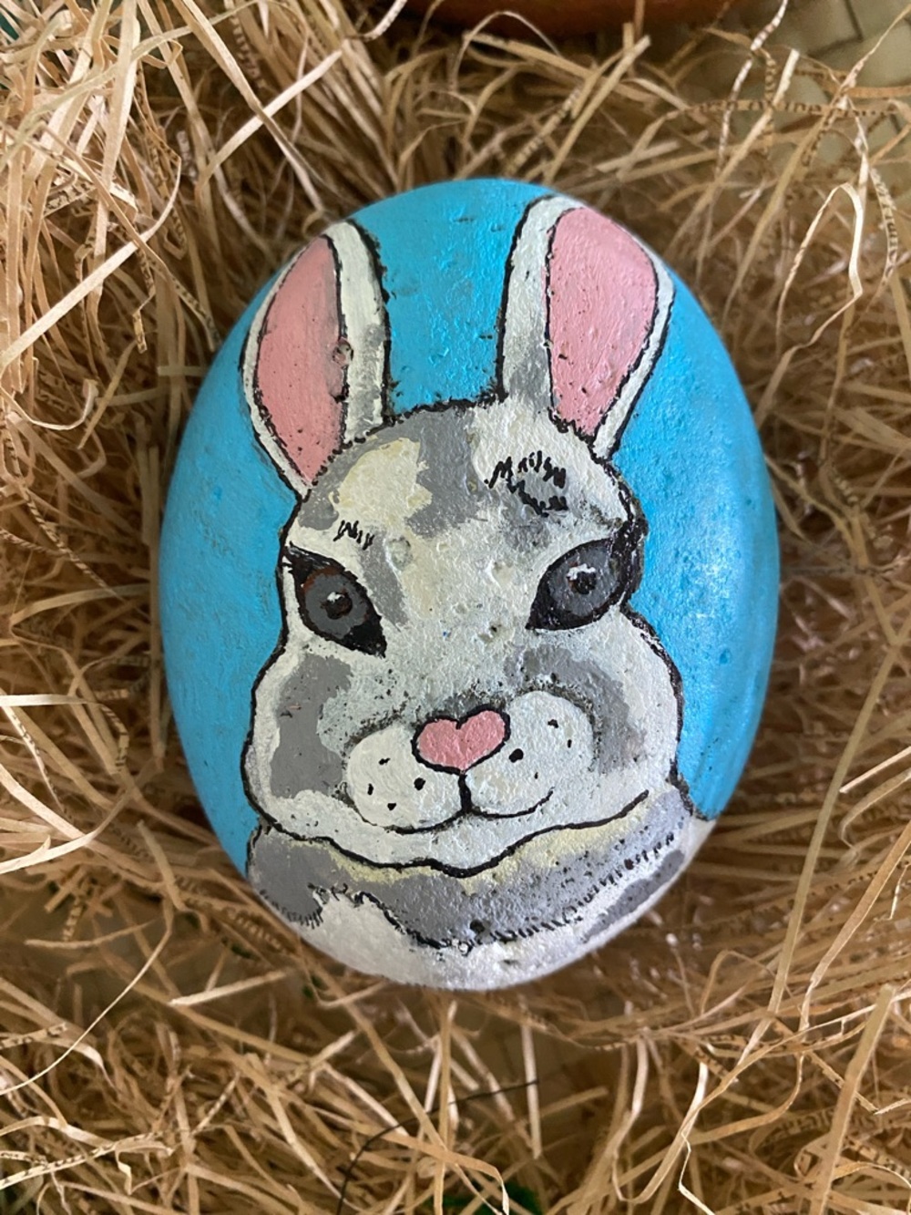 Rock Art Rabbit 3.5” x3” x2”